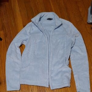 Lands' End Soft Blue Fleece Jacket